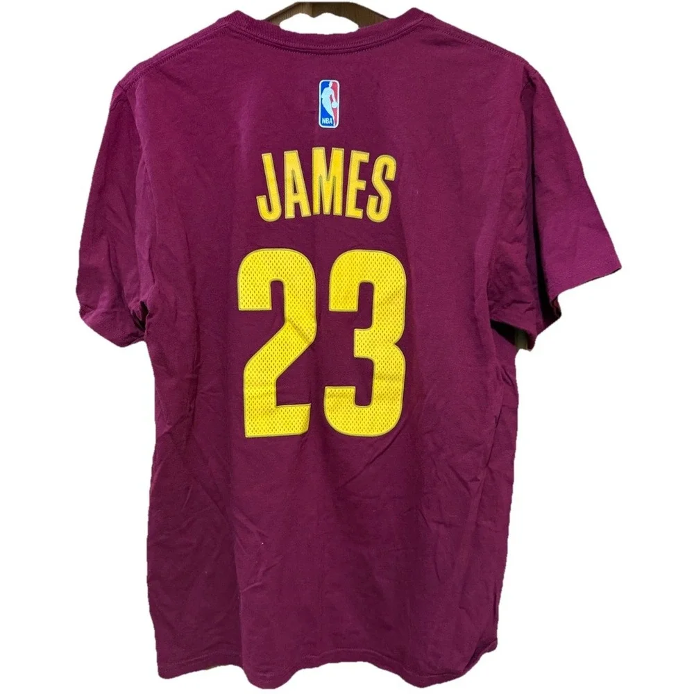 NBA Cleveland Cavaliers LeBron James Player Tee Adidas The Go-To-Tee Size Medium